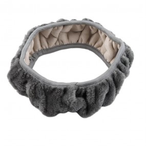 Charming Warm Winter Short Wool Plush Steering Wheel Cover for Car Accessories